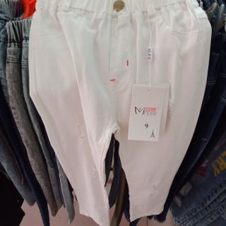 Quần kaki trắng bé trai( ảnh thật )