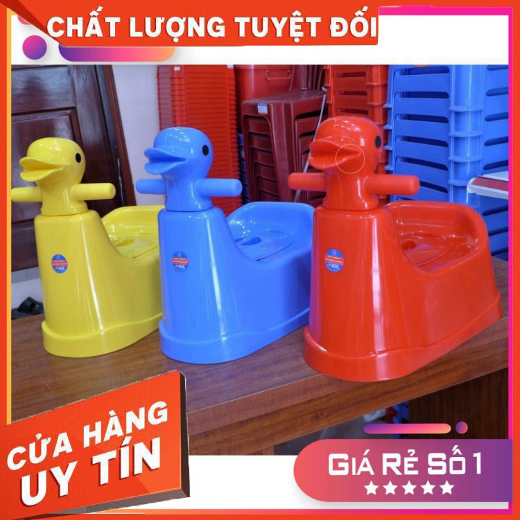 Bô Vệ Sinh Trẻ Em Hình Vịt Cao Cấp Việt Nhật - Bô Vịt Cho Bé Yêu Nhựa Cao Cấp Việt Nhật