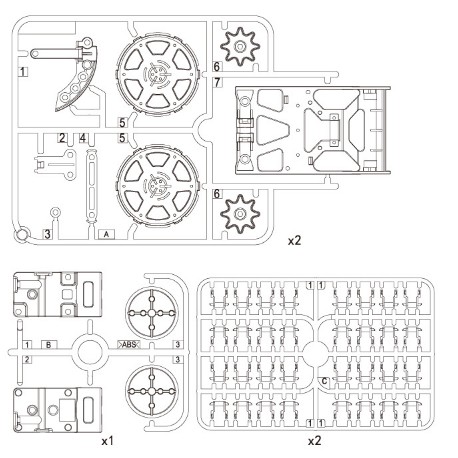 Đồ chơi xếp hình STEM - Bộ xếp hình xe tự hành DIY - CLIMBER