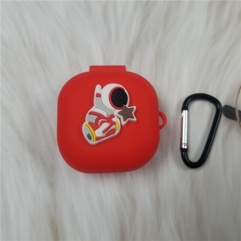 Vỏ bảo vệ hộp sạc tai nghe Samsung Galaxy Buds Live in hình phi hành gia ngộ nghĩnh