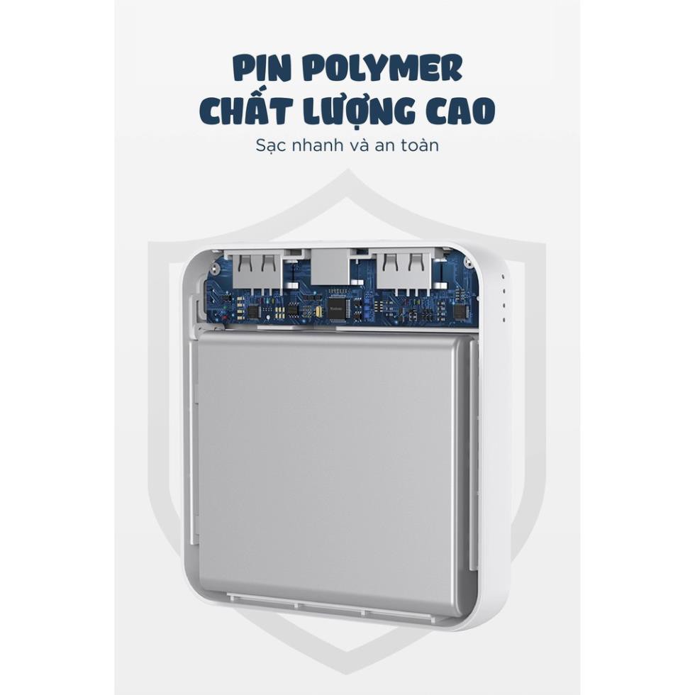 Pin sạc dự phòng Yoobao M4 mini 10000mAh Pin Li-Polymer 2 đầu vào 2 đầu ra cho điện thoại máy tính bảng.... - Chính Hãng