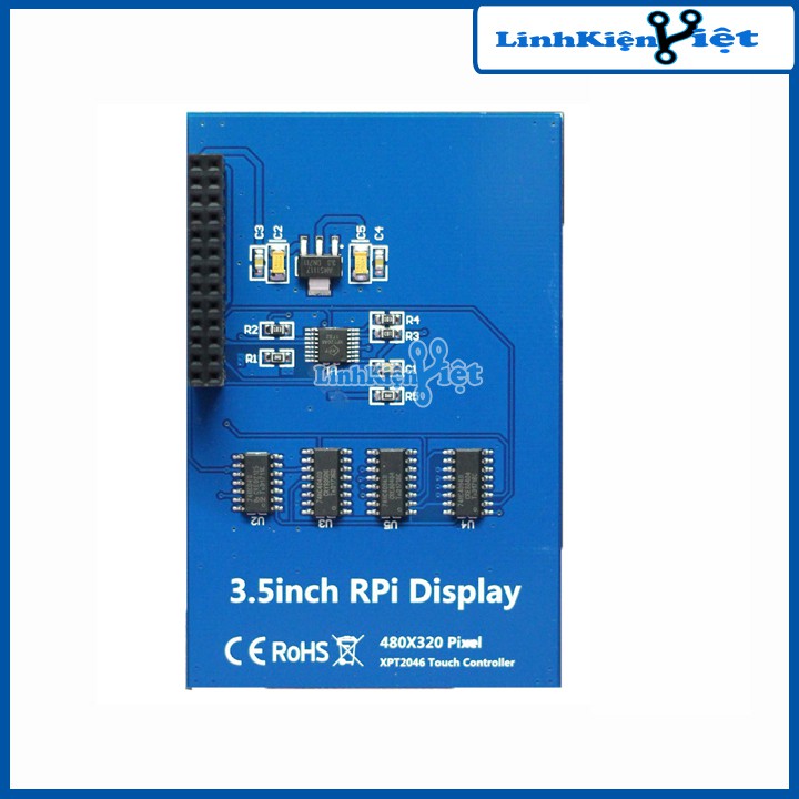 Màn Hình Raspberry Pi 3B+ / 3B 480X320 3.5 inch HDMI Cảm Ứng ( BH : 1 tháng )