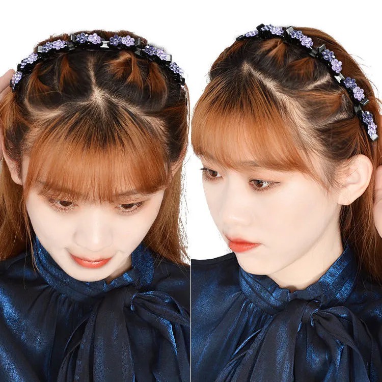 Kẹp tóc đính đá nhiều lớp