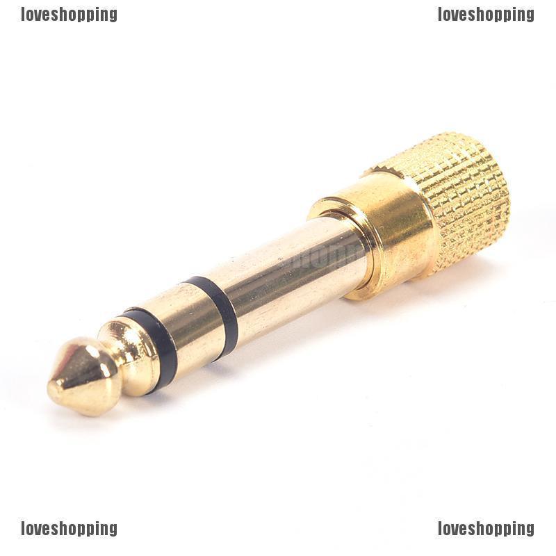 Jack CắM ChuyểN ĐổI 6.35mm ĐầU CắM Sang Lỗ CắM 3.5mm 6.3mm 1 / 4
