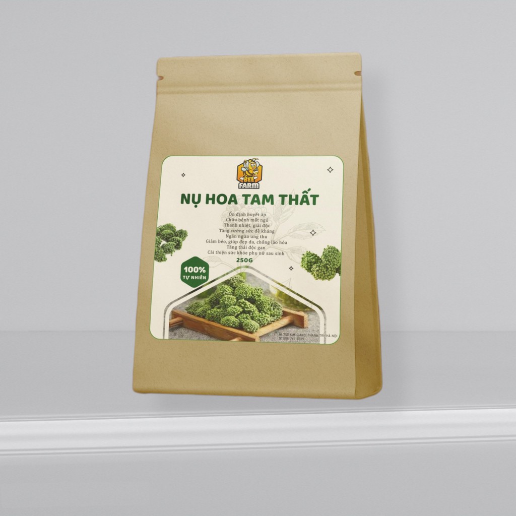 250g Nụ hoa Tam Thất Loại 1 | Hỗ trợ mất ngủ | Huyết áp cao | Tốt cho tim mạch