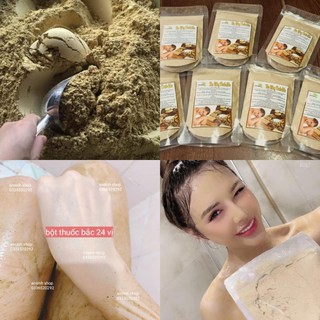 500g bột tắm trắng thuốc bắc 24 vị handmade