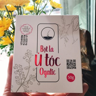 Ủ Tóc bột lá thảo dược Ogatic-không hóa chất