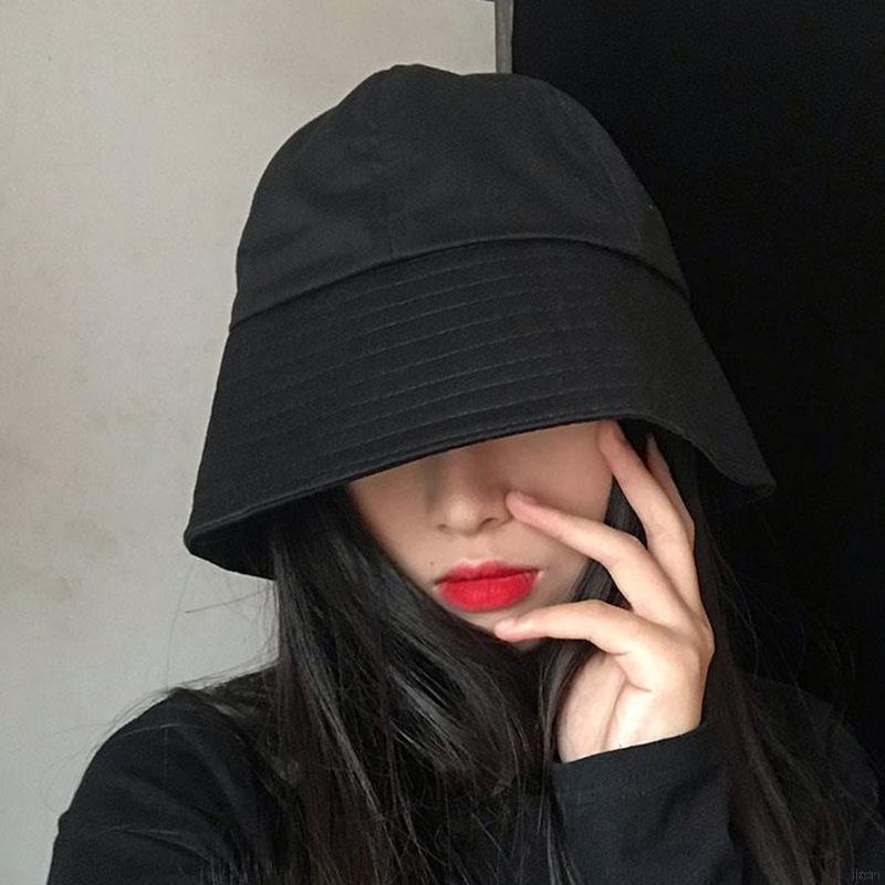 Mũ xô bucket chất liệu cotton chống nắng cho nữ