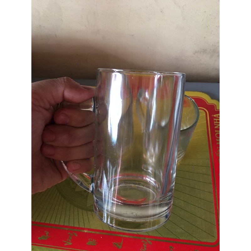 Set 12 Ly Quai Bia Trơn Thuỷ Tinh 100-TVP