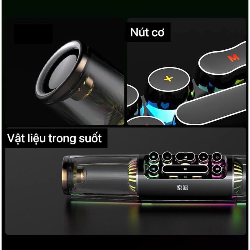 Loa gaming soaiy SH19 đèn led quang phổ RGB siêu sắc màu