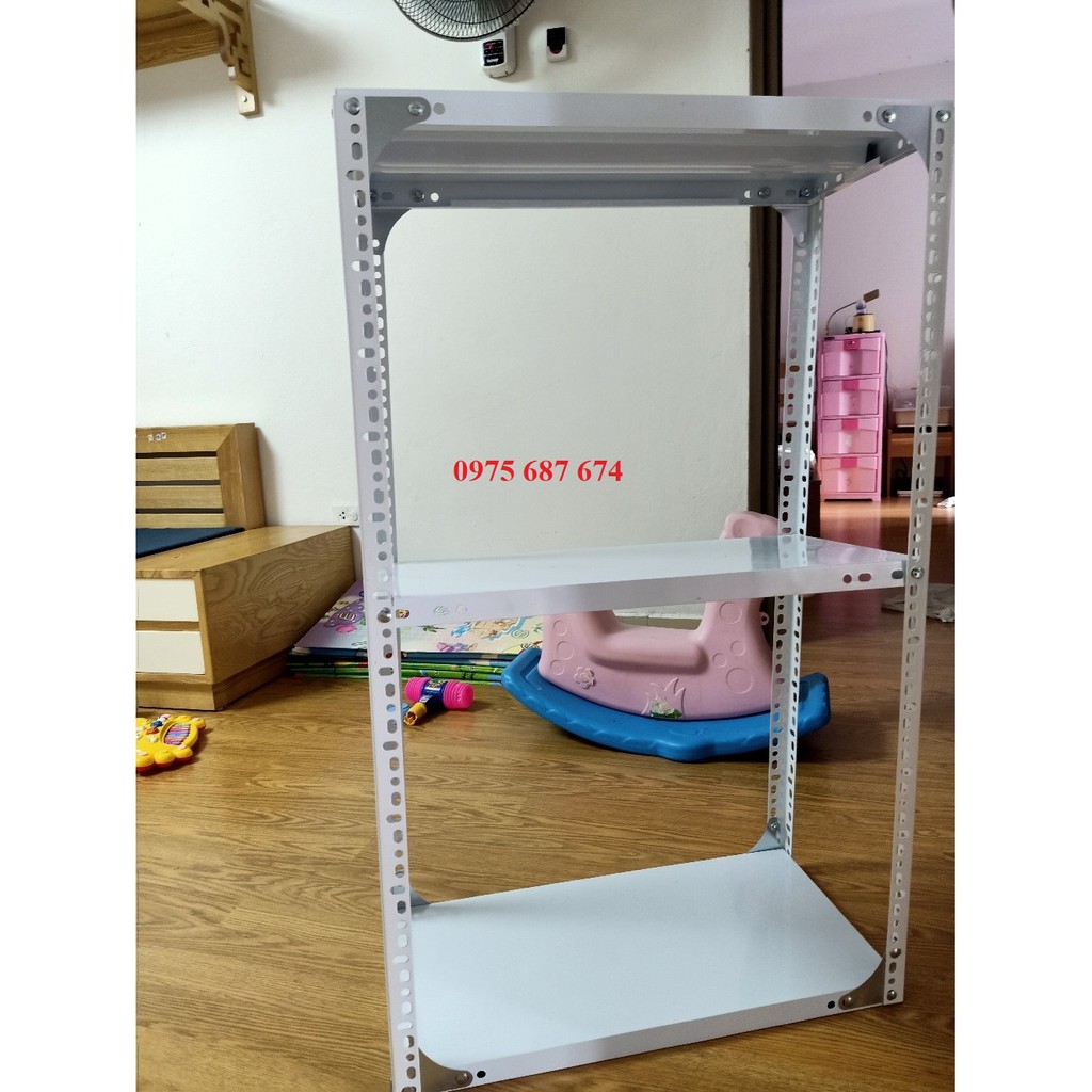 ⭐️Flash Sale ⭐️Kệ sắt đa năng 3 tầng dài 60cm, rộng 30cm, cao 100cm