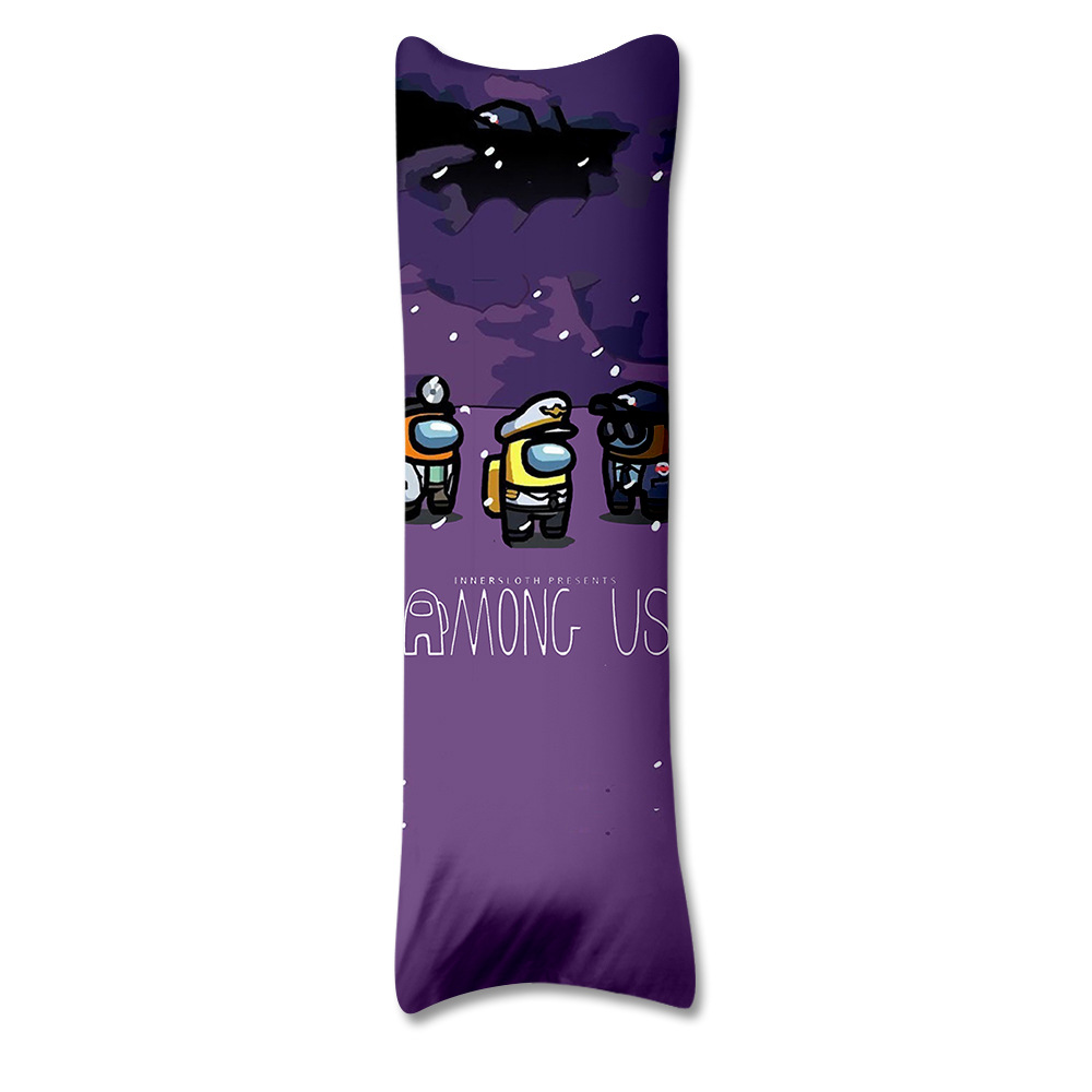 Among Us pillowcase Skin-friendly home student dormitory bed daily necessities comfortable long hug Lumbar Pad Cover