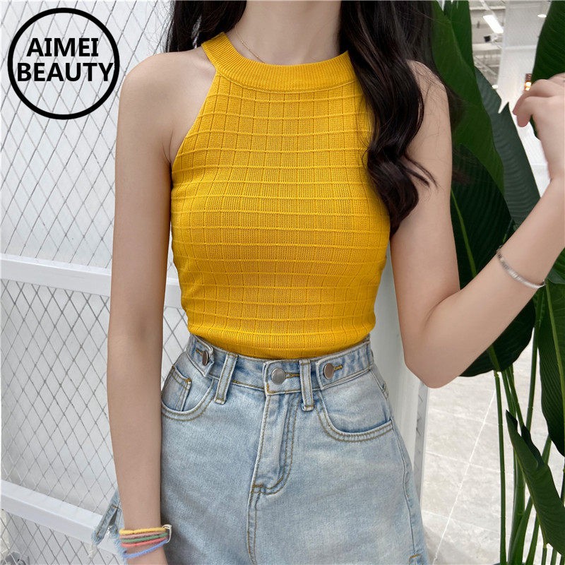 Áo Dệt Kim Sát Nách Dáng Ôm Gợi Cảm Cho Nữ | BigBuy360 - bigbuy360.vn