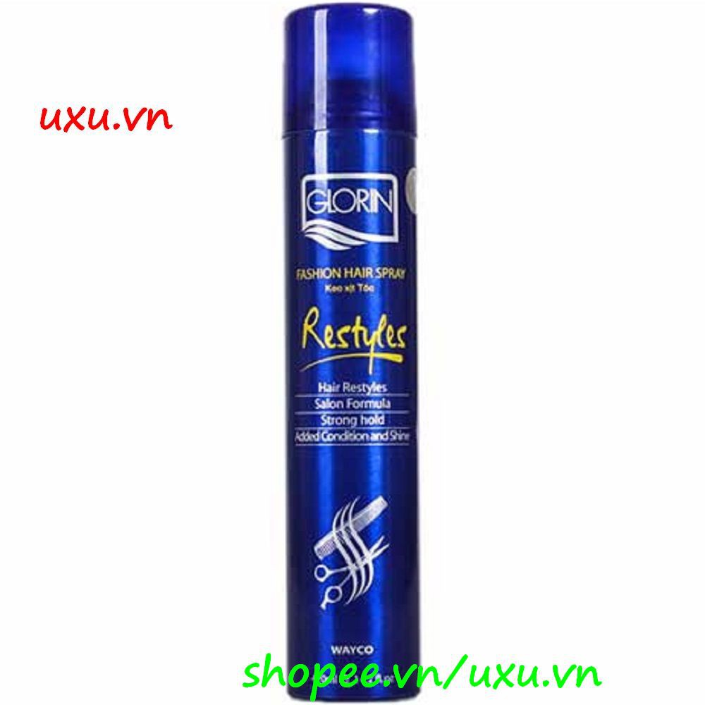 Keo Xịt Tạo Kiểu Tóc 420Ml Glorin Fashion Hair Spray Giữ Nếp Cứng, Với uxu.vn Tất Cả Là Chính Hãng.