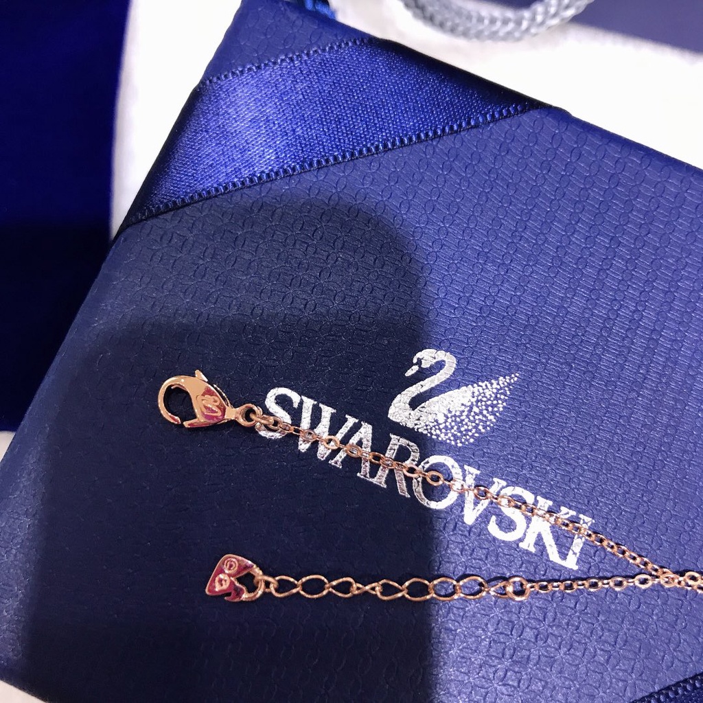Dây Chuyền Bạc 925 Mặt Hình Trái Tim Đơn Giản Hợp Thời Trang Swarovski