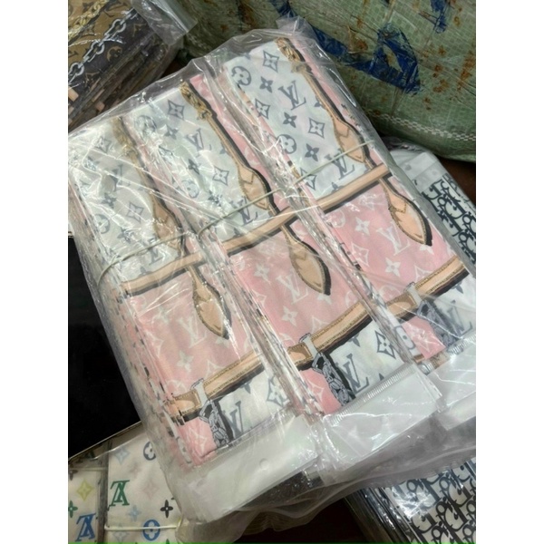 Khăn quấn túi HM, buộc tóc hàng đẹp