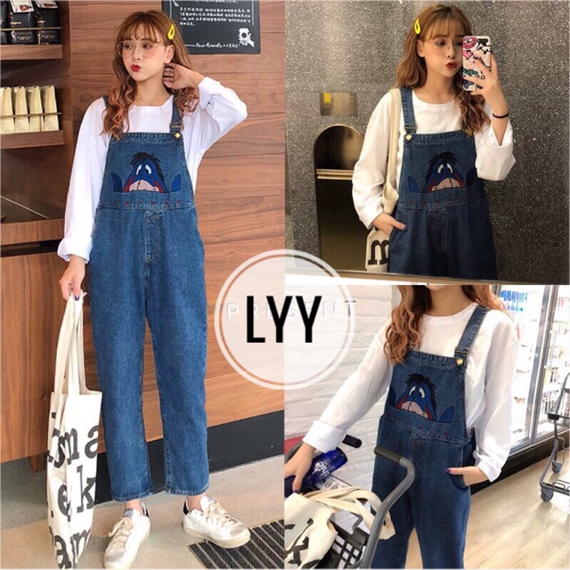 Quần yếm jeans Donkey👖 | BigBuy360 - bigbuy360.vn