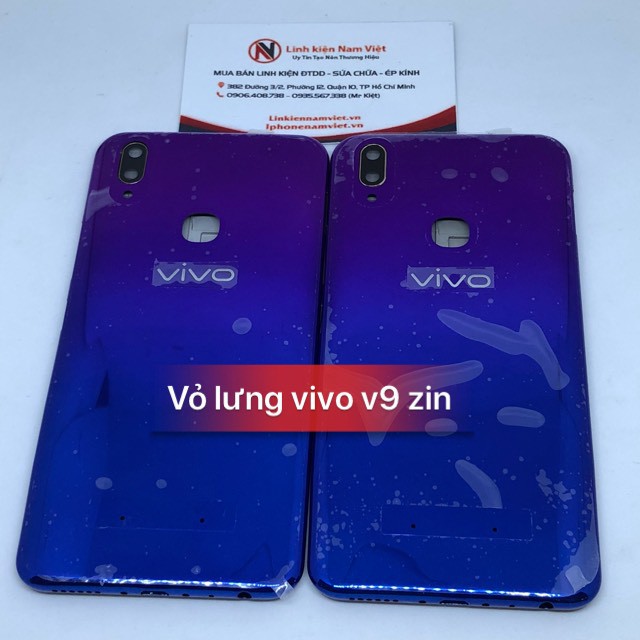 VỎ SƯỜN + KHUNG MÀN HÌNH VIVO V9 ZIN
