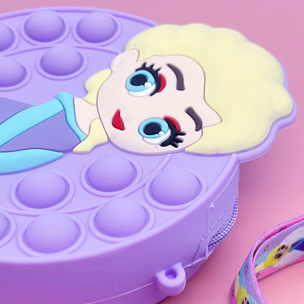 Túi Đeo Chéo Hình Elsa Dễ Thương Cho Bé