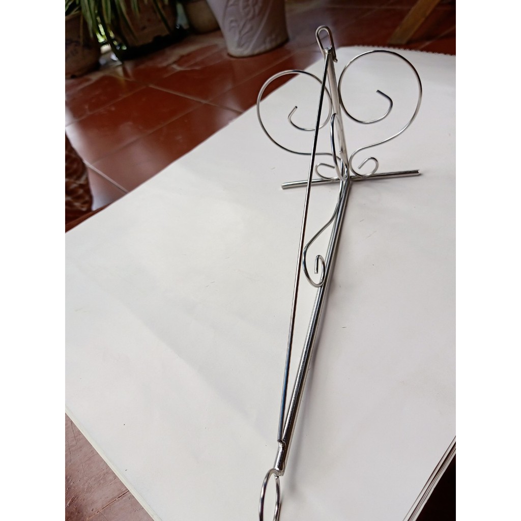 Móc treo tường lồng chim hình hoa chất liệu inox cứng cáp, cao cấp giá rẻ