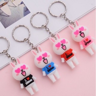 Móc khóa Thỏ Cony-Gấu Brown (chọn Thỏ/Gấu không chọn màu)