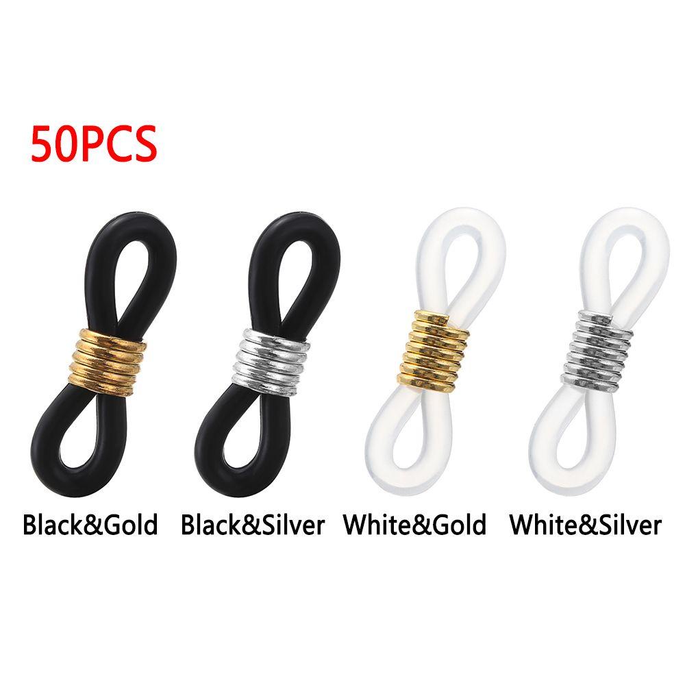 Set 50 Dây Đeo Mắt Kính Màu Trắng Chống Trượt Có Thể Điều Chỉnh