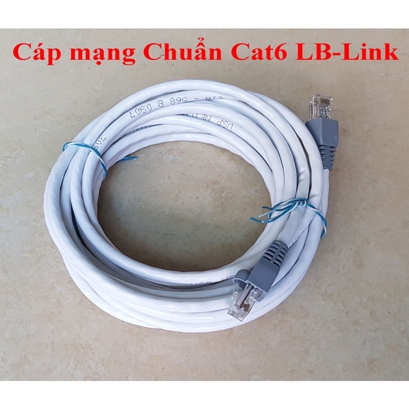 Dây Mạng Cat6 LBLINK Bấm Sẵn 2 Đầu 10M 15M 20M 25M 30M Dây Internet  Chính Hãng