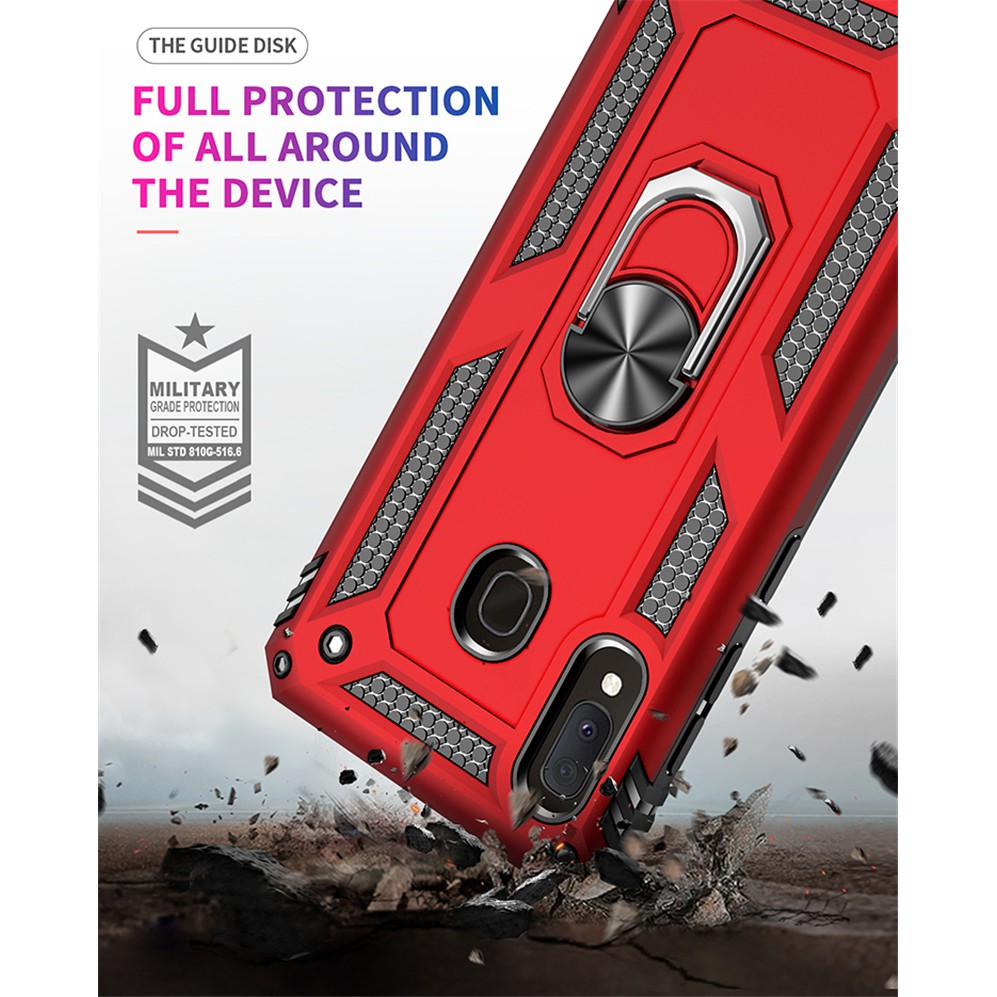 Ốp điện thoại có giá đỡ dạng nhẫn đeo móc ngón tay từ tính Samsung Galaxy Jean 2 / Wide 4