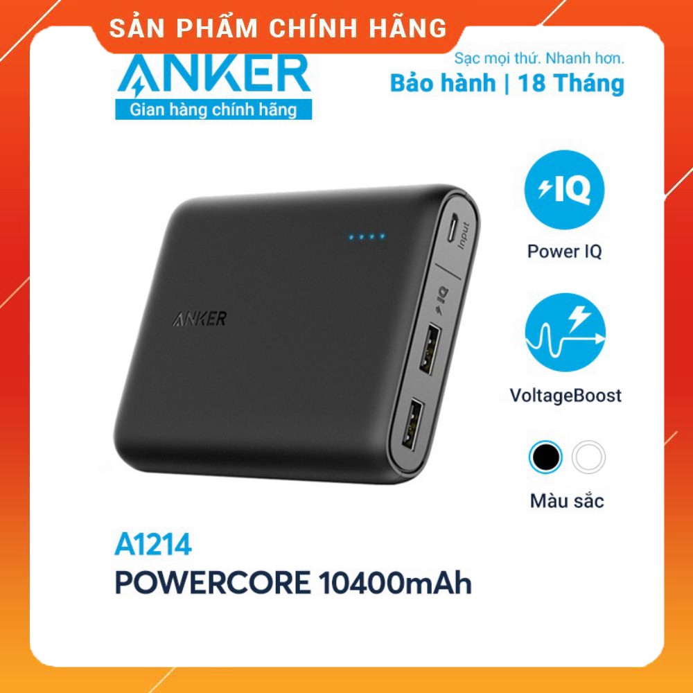 Pin sạc dự phòng ANKER PowerCore 10400mAh - A1214