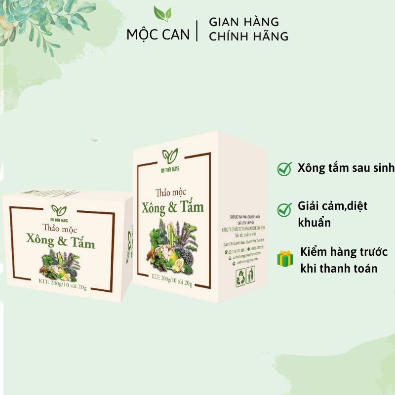 Lá Xông Giải Cảm ,thảo Dược Xông Tắm Gội Sau Sinh ,sát Trùng Mũi Họng Ngăn Ngừa Co-vid