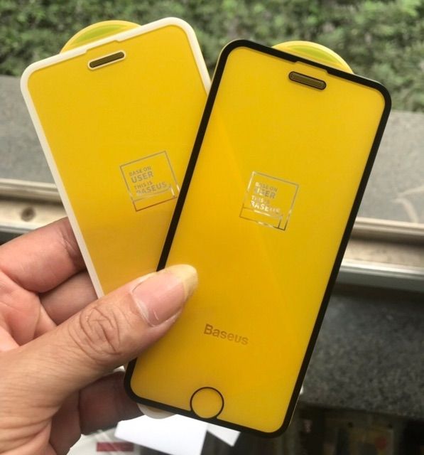 iPhone 7 Plus/ 8 Plus _ Kính Baseus chống bụi màng loa _ Full màn hình