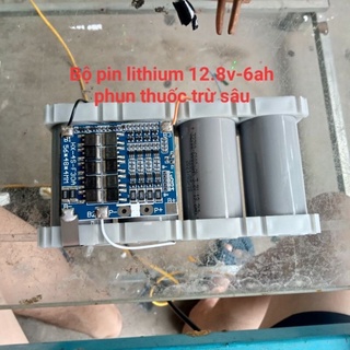 Bộ pin lithium 12v-6ah chuyên dụng phun thuốc trừ sâu m