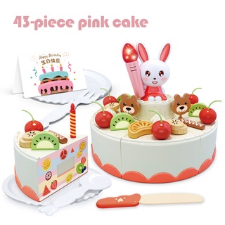 Đồ Chơi Bánh Kem Sinh Nhật Cho Bé Đồ Chơi Cắt Bánh Kem Với 85pcs Có Hiệu Ứng Nhạc Đèn ( Hàng Loại 1)