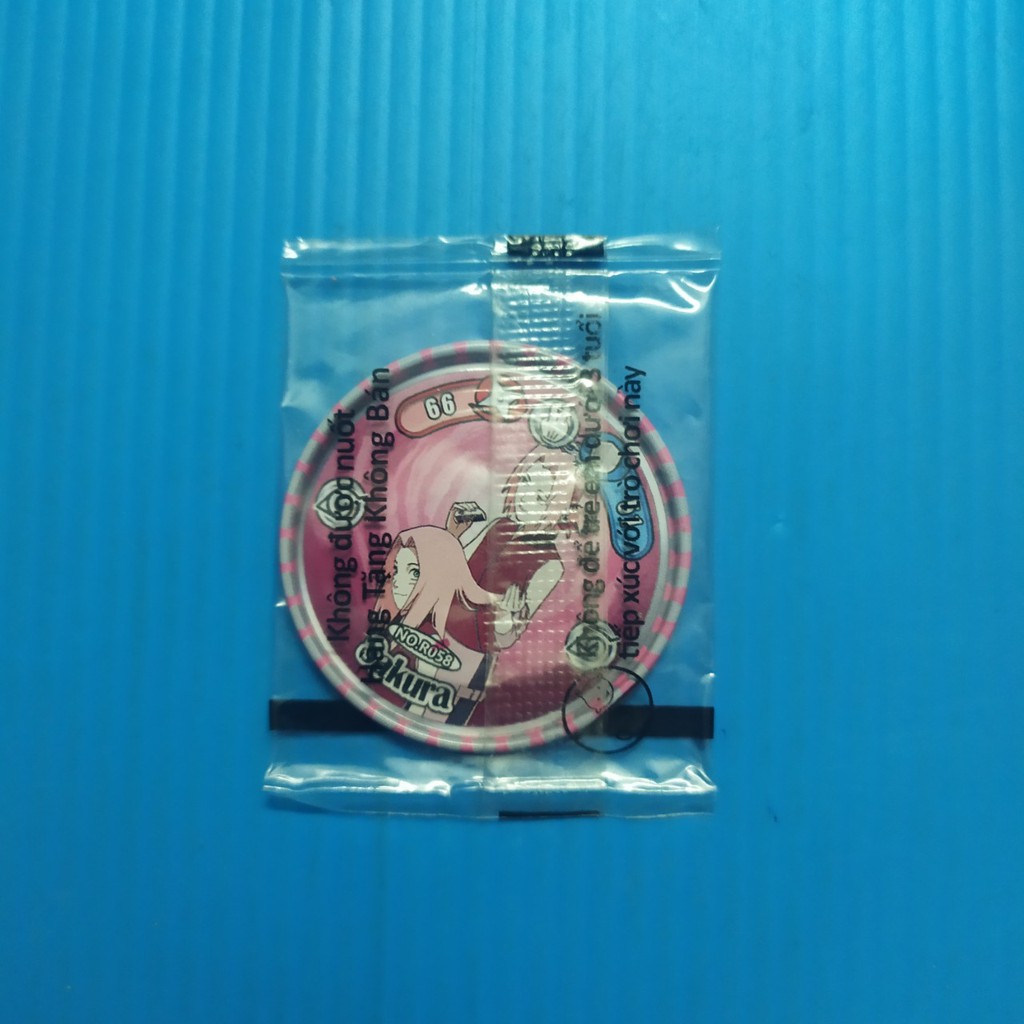 [Một thẻ] Thẻ Toonies Naruto tròn - thẻ leng keng kim loại phiên bản nhóm / song đấu Shippuden phân loại còn seal