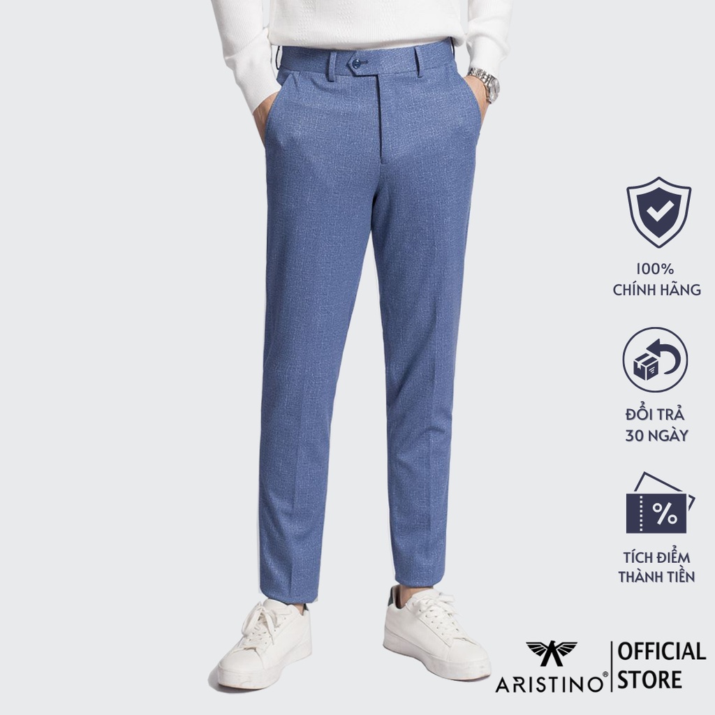 Quần âu nam ARISTINO kiểu dáng thời trang phom slim fit ôm nhẹ tôn dáng, chất liệu cao cấp đứng dáng - ATR02408