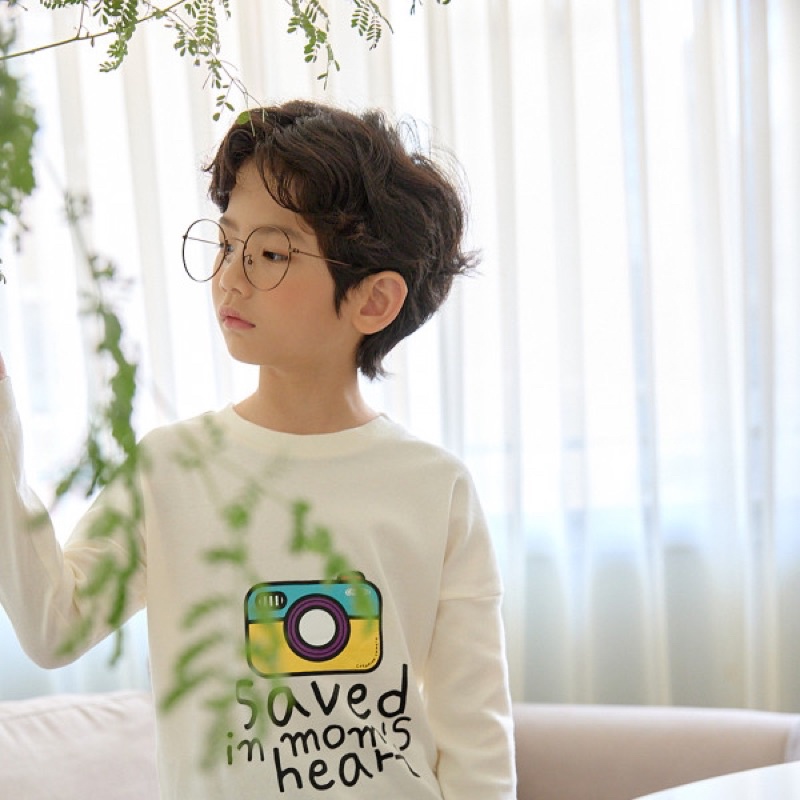Áo cotton hình máy ảnh xuất hàn Cotakina