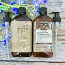 ✅ Bộ Gội Xả Nashi Argan Phục Hồi Hư Tổn - 500ml x2 - 250ml x 2