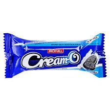 Bánh quy socola Nhân kem hương vani Cream-O gói 156g