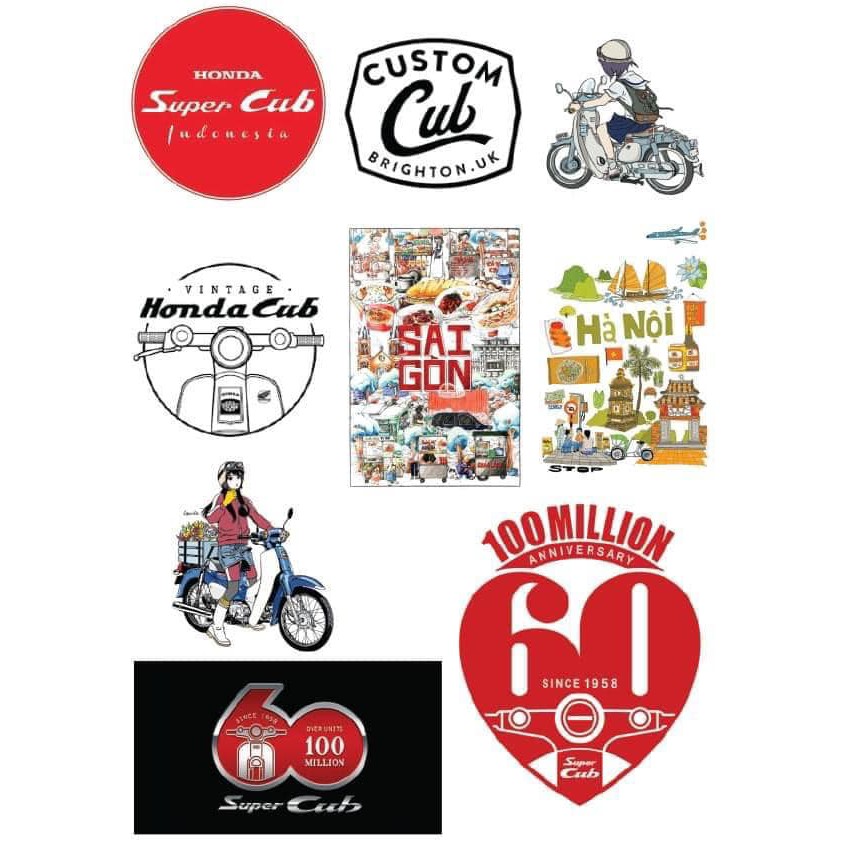 STICKER XE CUB