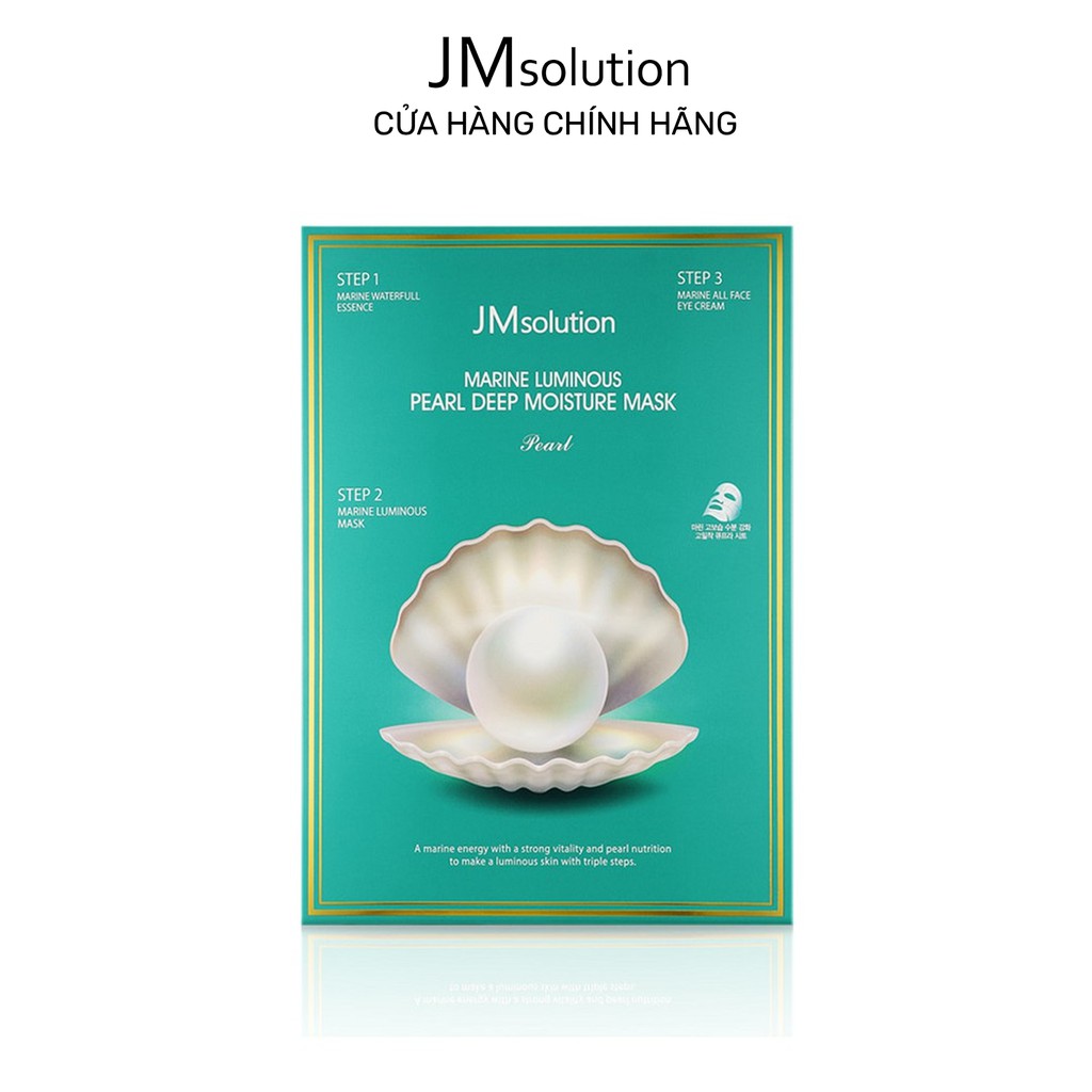 Mặt Nạ Jmsolution Marine Luminous Pearl Deep Moisture Mask Dưỡng Trắng 30ml