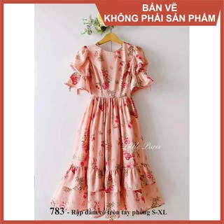 Rập giấy mã 783 - rập đầm tay phồng (Bản vẽ)