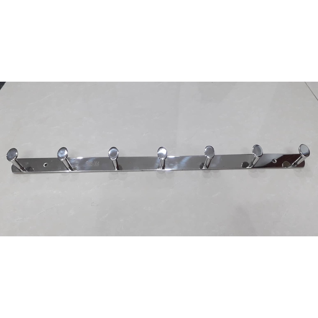MÓC TREO QUẦN ÁO, MAX ÁO GẮN TƯỜNG ĐƠN SG 5 MÓC, 6 MÓC, 7 MÓC HÌNH GIỌT NƯỚC, TAM GIÁC, TRÁI TIM INOX SUS 304 CAO CẤP