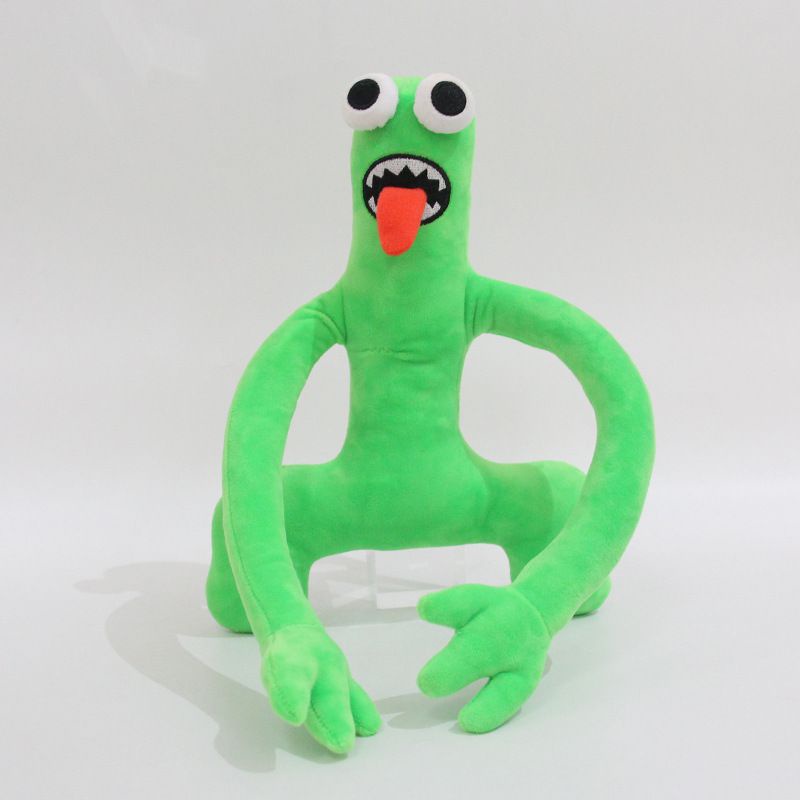28cm Roblox Rainbow Friends Green Plush Toys Characters Doll Gift Halloween Boys Girls