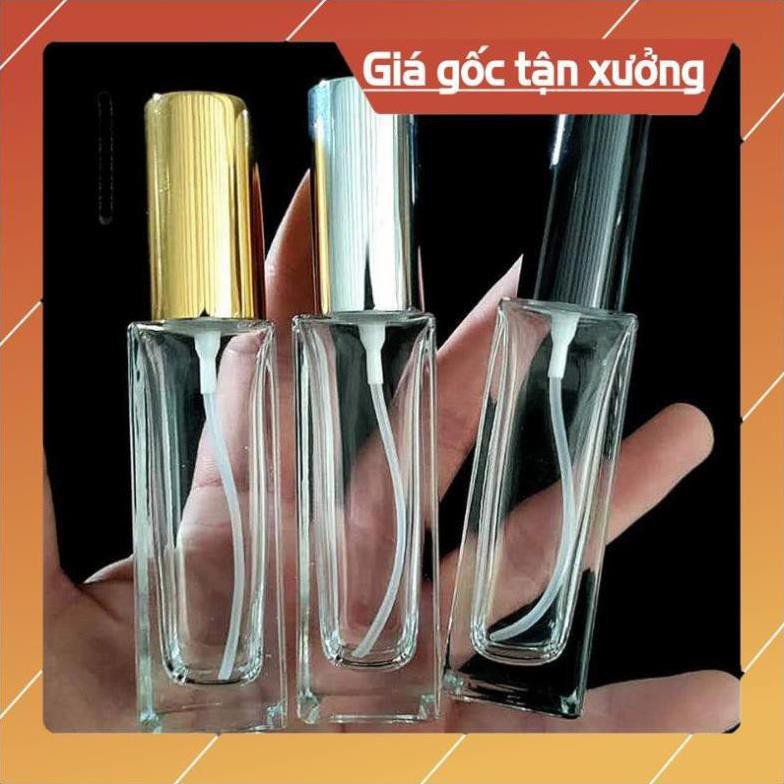 Lọ Chiết Nước Hoa ❤ Chai lọ chiết nước hoa 20ml vuông đựng dầu thơm, phụ kiện du lịch