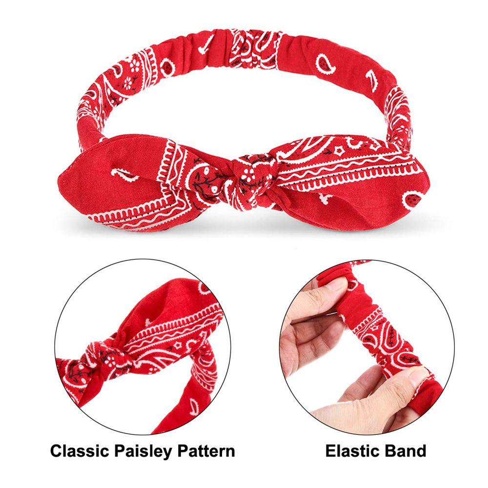 PINEVN Băng Đô Nơ Co Dãn Màu Trơn