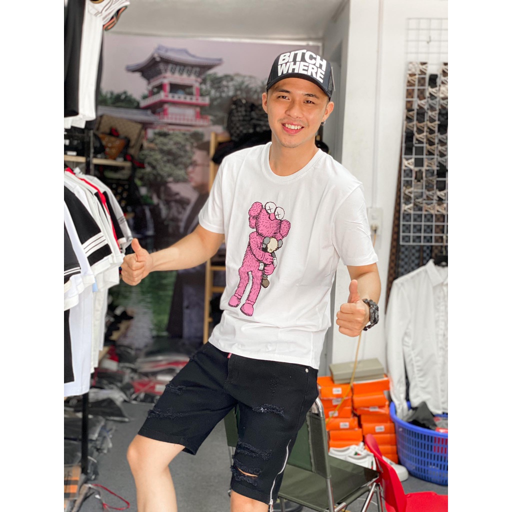 [ FREE SHIP ] [Hàng Hot Trend] Áo thun nam, Áo phông nam hàng hiệu cao cấp Gấu Moschino cổ tròn 100% cotton mềm mịn, chấ | BigBuy360 - bigbuy360.vn