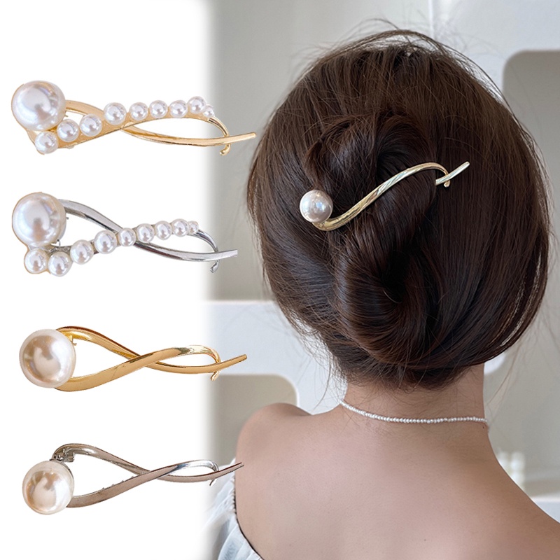 Kẹp Tóc Hình Bướm Chất Liệu Hợp Kim Thiết Kế Tinh Tế Đơn Giản