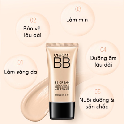 Kem Nền Trang Điểm Dưỡng Ẩm BB Cream Moisturing Lameila 50g LMN