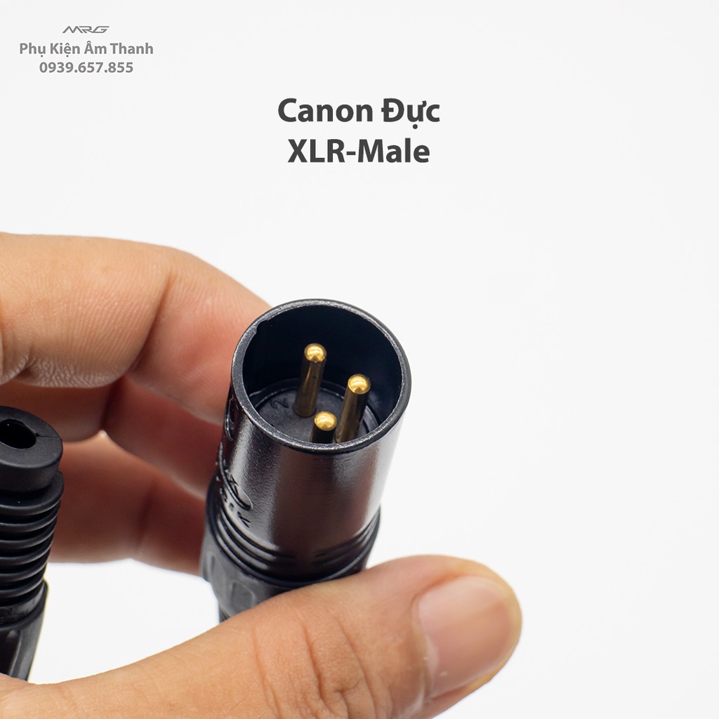 Đầu Jack Canon Cái Hàn Dây, jack đen chân đồng .