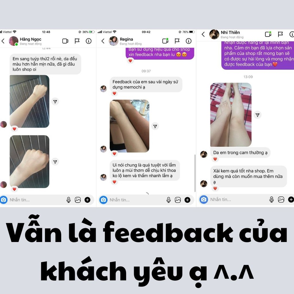 Kem body Memochi kem dưỡng trắng da toàn thân 250ml